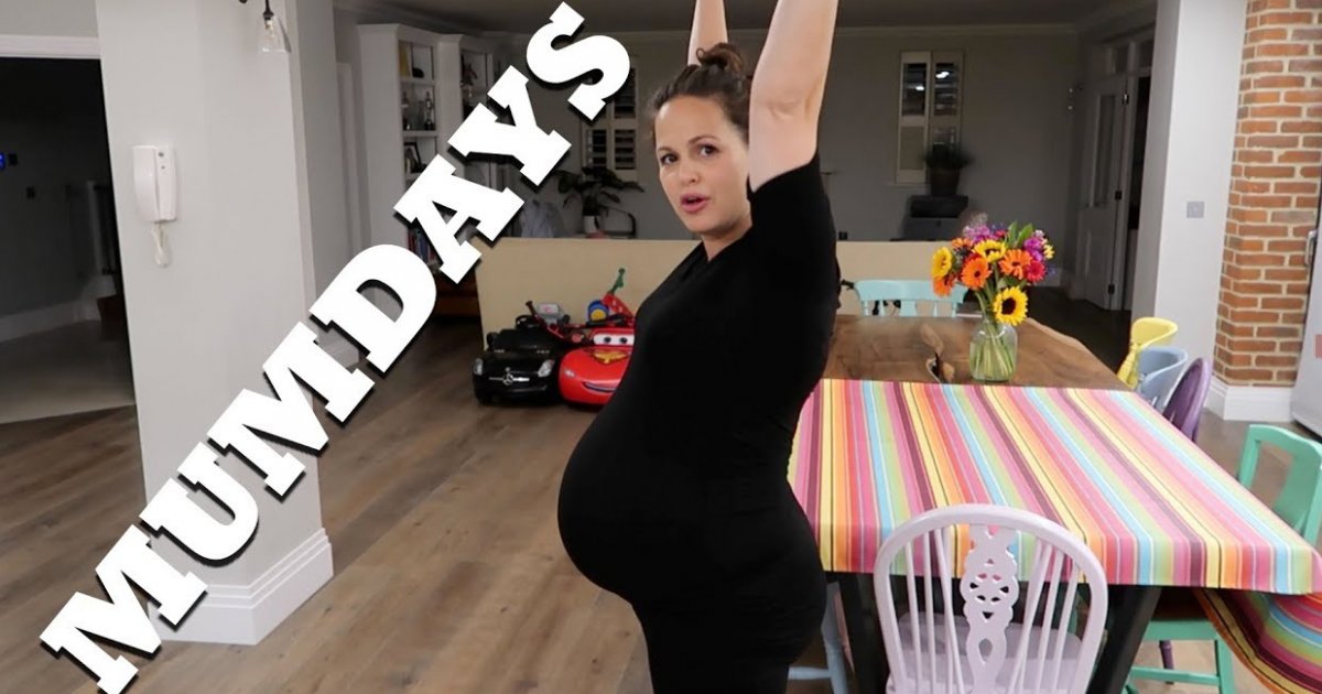 8 Months Pregnancy Update Mumdays Watch Giovanna Fletcher